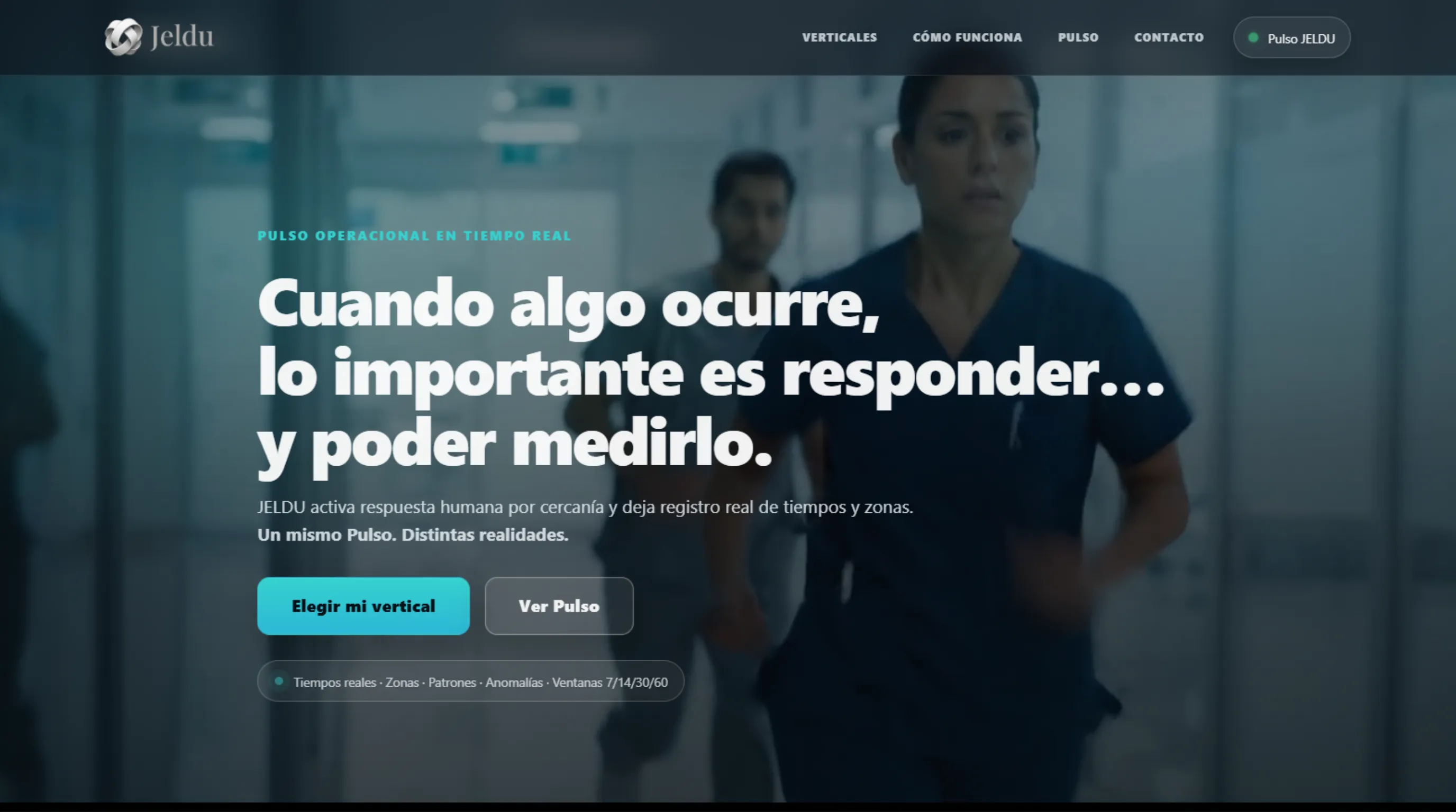 Pulso JELDU — Sitio web, app y visibilidad operacional