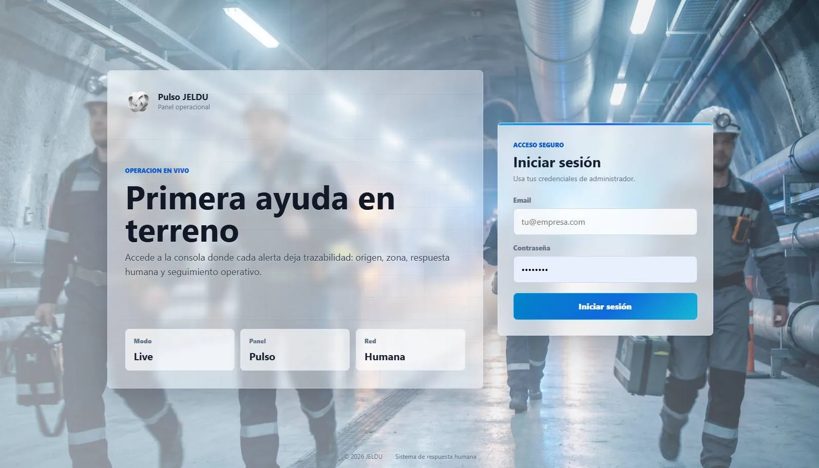 Pulso JELDU — Primera ayuda en terreno